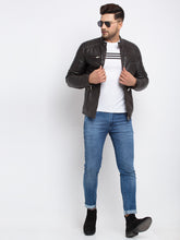 Load image into Gallery viewer, Teakwood Leathers  Men&#39;s 100% Genuine Brown Leather Jacket
