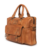 Load image into Gallery viewer, Teakwood Genuine Leather Laptop bag
