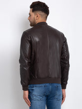 Load image into Gallery viewer, Teakwood Leathers  Men&#39;s 100% Genuine Brown Leather Jacket
