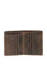 Load image into Gallery viewer, Teakwood Men Genuine Leather Brown Bi fold Wallets
