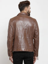 Load image into Gallery viewer, Teakwood Genuine Leathers Men&#39;s Jacket (Brown)
