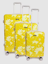 Load image into Gallery viewer, Aeroplane Printed 360 Degree Rotation Hard Cabin Trolley Bag
