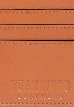 Load image into Gallery viewer, Teakwood Genuine Leathers Men Tan Solid Card Holder
