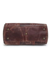 Load image into Gallery viewer, Teakwood Genuine Leather Duffel bag
