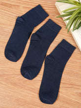 Load image into Gallery viewer, Teakwood Leathers Men's  Pack Of 3 Cotton Above Ankle Length Socks
