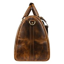 Load image into Gallery viewer, Teakwood Genuine Leather Duffel bag
