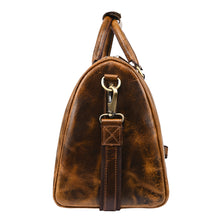 Load image into Gallery viewer, Teakwood Genuine Leather Duffel bag
