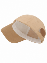 Load image into Gallery viewer, Teakwood Leather Unisex Solid Color Adjustable Casual Sports Cap with Self-Fabric Strap Closure, Curved Brim, Structured Six-Panel Design &amp; Quick Dry Fabric
