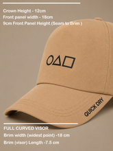 Load image into Gallery viewer, Teakwood Leather Unisex Solid Color Adjustable Casual Sports Cap with Self-Fabric Strap Closure, Curved Brim, Structured Six-Panel Design &amp; Quick Dry Fabric
