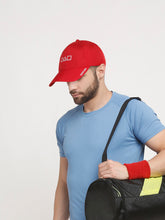 Load image into Gallery viewer, Teakwood Leather Unisex Solid Color Adjustable Casual Sports Cap with Self-Fabric Strap Closure, Curved Brim, Structured Six-Panel Design &amp; Quick Dry Fabric
