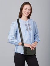 Load image into Gallery viewer, Teakwood Unisex Hard Shell Travel Organizer Crossbody Bag with Adjustable Shoulder Strap, Zipper Closure &amp; Dual Inner Pockets for Electronics and Accessories
