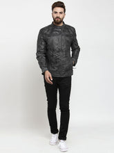 Load image into Gallery viewer, Teakwood Leathers Black Men&#39;s 100% Genuine Leather Jacket
