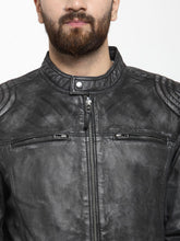 Load image into Gallery viewer, Teakwood Leathers Black Men&#39;s 100% Genuine Leather Jacket
