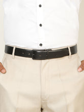 Load image into Gallery viewer, Teakwood Men's Premium Genuine Leather 2-in-1 Reversible Belt | Black &amp; Brown Pebble Grain Leather Finish | Matte Black Vector Pin Buckle | Adjustable 35 mm Dress Belt for Formal, Casual, Office &amp; Business Wear
