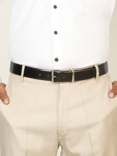 Load image into Gallery viewer, Teakwood Men's Premium Genuine Leather 2-in-1 Reversible Belt | Black &amp; Brown Fine Leather Finish | Silver Refined Slim Frame Pin Buckle | Adjustable 35 mm Dress Belt for Formal, Casual, Office &amp; Business Wear
