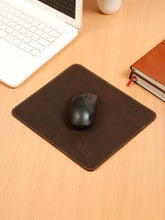 Load image into Gallery viewer, Teakwood Leathers Genuine Leather Mouse Pad for Office &amp; Home | Non-Slip Base | Smooth Surface for Optical &amp; Laser Mice | Tan | 10 x 8 Inches
