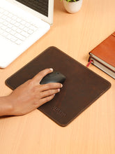 Load image into Gallery viewer, Teakwood Leathers Genuine Leather Mouse Pad for Office &amp; Home | Non-Slip Base | Smooth Surface for Optical &amp; Laser Mice | Tan | 10 x 8 Inches
