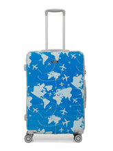 Load image into Gallery viewer, Aeroplane Printed 360 Degree Rotation Hard Cabin Trolley Bag
