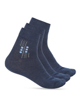 Load image into Gallery viewer, Teakwood Leathers Men's Pack Of 3 Cotton Above Ankle Length Socks
