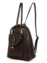Load image into Gallery viewer, Teakwood Leathers Solid Textured Backpack
