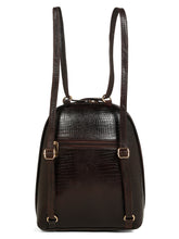Load image into Gallery viewer, Teakwood Leathers Solid Textured Backpack
