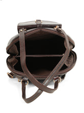 Load image into Gallery viewer, Teakwood Leathers Solid Textured Backpack
