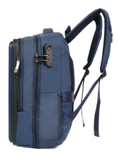 Load image into Gallery viewer, Teakwood Leathers Unisex 35L Laptop Backpack | Hard Shell Front Panel | 3-Digit Security Lock | Fits Up to 18 Inch Laptop | Trolley Sleeve, Multiple Pockets &amp; Bottle Holders | Travel, Office &amp; Business Backpack
