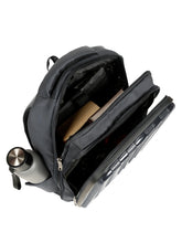 Load image into Gallery viewer, Teakwood Leathers Unisex 35L Laptop Backpack | Hard Shell Front Panel | 3-Digit Security Lock | Fits Up to 18 Inch Laptop | Trolley Sleeve, Multiple Pockets &amp; Bottle Holders | Travel, Office &amp; Business Backpack
