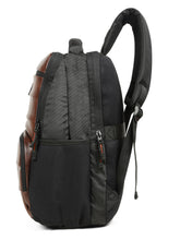 Load image into Gallery viewer, Teakwood Leathers Unisex 35L Laptop Backpack | Premium Vegan Leather | Fits Up to 18 Inch Laptop | Trolley Sleeve, 2 Main Compartments, 2 Front Zip Pockets &amp; Dual Bottle Holders | Travel, Office &amp; Business Backpack, Brown

