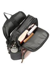 Load image into Gallery viewer, Teakwood Leathers Unisex 35L Laptop Backpack | Premium Vegan Leather | Fits Up to 18 Inch Laptop | Trolley Sleeve, 2 Main Compartments, 2 Front Zip Pockets &amp; Dual Bottle Holders | Travel, Office &amp; Business Backpack, Brown
