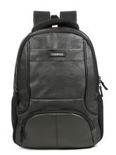 Load image into Gallery viewer, Teakwood Leathers Unisex 35L Laptop Backpack | Premium Vegan Leather | Fits Up to 18 Inch Laptop | Padded Laptop Compartment, Organizer Pockets &amp; Breathable Back Panel | Travel, Office &amp; Business Backpack, Black
