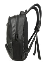 Load image into Gallery viewer, Teakwood Leathers Unisex 35L Laptop Backpack | Premium Vegan Leather | Fits Up to 18 Inch Laptop | Padded Laptop Compartment, Organizer Pockets &amp; Breathable Back Panel | Travel, Office &amp; Business Backpack, Black

