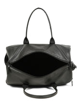 Load image into Gallery viewer, Teakwood Leathers Unisex Vegan Leather Duffel Bag | 50L Large Capacity Travel &amp; Weekender Bag | Geometric Embossed Texture | Adjustable Shoulder Strap | Gym, Travel &amp; Business Bag | Black
