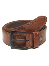 Load image into Gallery viewer, Men’s Genuine Leather Belt, Pebble Grain Texture, Pin Buckle, Rugged Casual Wear
