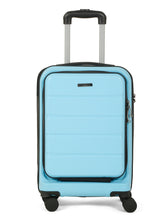 Load image into Gallery viewer, Teakwood Smart Cabin Trolley Suitcase with Front Laptop Compartment, TSA Lock, 360° Silent Dual Spinner Wheels, Scratch-Resistant &amp; Water-Resistant Hard Shell Luggage for Business &amp; Leisure Travel
