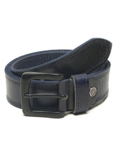 Load image into Gallery viewer, Men’s Genuine Leather Belt, Pebble Grain Texture, Pin Buckle, Rugged Casual Wear

