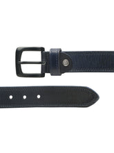 Load image into Gallery viewer, Men’s Genuine Leather Belt, Pebble Grain Texture, Pin Buckle, Rugged Casual Wear
