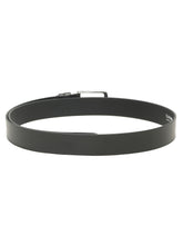 Load image into Gallery viewer, Men’s Genuine Leather Belt, Pebble Grain Texture, Pin Buckle, Rugged Casual Wear, Black
