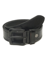 Load image into Gallery viewer, Men’s Genuine Leather Belt, Pebble Grain Texture, Pin Buckle, Rugged Casual Wear
