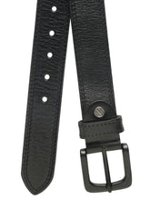 Load image into Gallery viewer, Men’s Genuine Leather Belt, Pebble Grain Texture, Pin Buckle, Rugged Casual Wear
