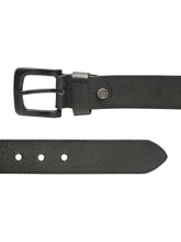 Load image into Gallery viewer, Men’s Genuine Leather Belt, Pebble Grain Texture, Pin Buckle, Rugged Casual Wear
