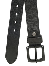 Load image into Gallery viewer, Men’s Genuine Leather Belt, Pebble Grain Texture, Pin Buckle, Rugged Casual Wear
