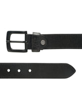 Load image into Gallery viewer, Men’s Genuine Leather Belt, Pebble Grain Texture, Pin Buckle, Rugged Casual Wear
