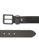 Load image into Gallery viewer, Men’s Genuine Leather Belt, Pebble Grain Texture, Pin Buckle, Rugged Casual Wear
