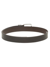Load image into Gallery viewer, Men’s Genuine Leather Belt, Pebble Grain Texture, Pin Buckle, Rugged Casual Wear, Black
