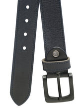 Load image into Gallery viewer, Men’s Genuine Leather Belt, Pebble Grain Texture, Pin Buckle, Rugged Casual Wear
