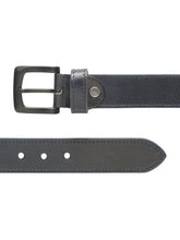 Load image into Gallery viewer, Men’s Genuine Leather Belt, Pebble Grain Texture, Pin Buckle, Rugged Casual Wear

