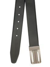 Load image into Gallery viewer, Men Black &amp; Brown Solid Reversible Leather Belt
