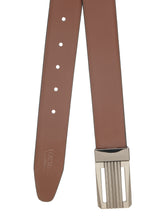 Load image into Gallery viewer, Men Black &amp; Brown Solid Reversible Leather Belt
