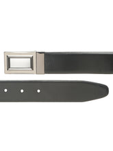 Load image into Gallery viewer, Men Black &amp; Brown Solid Reversible Leather Belt
